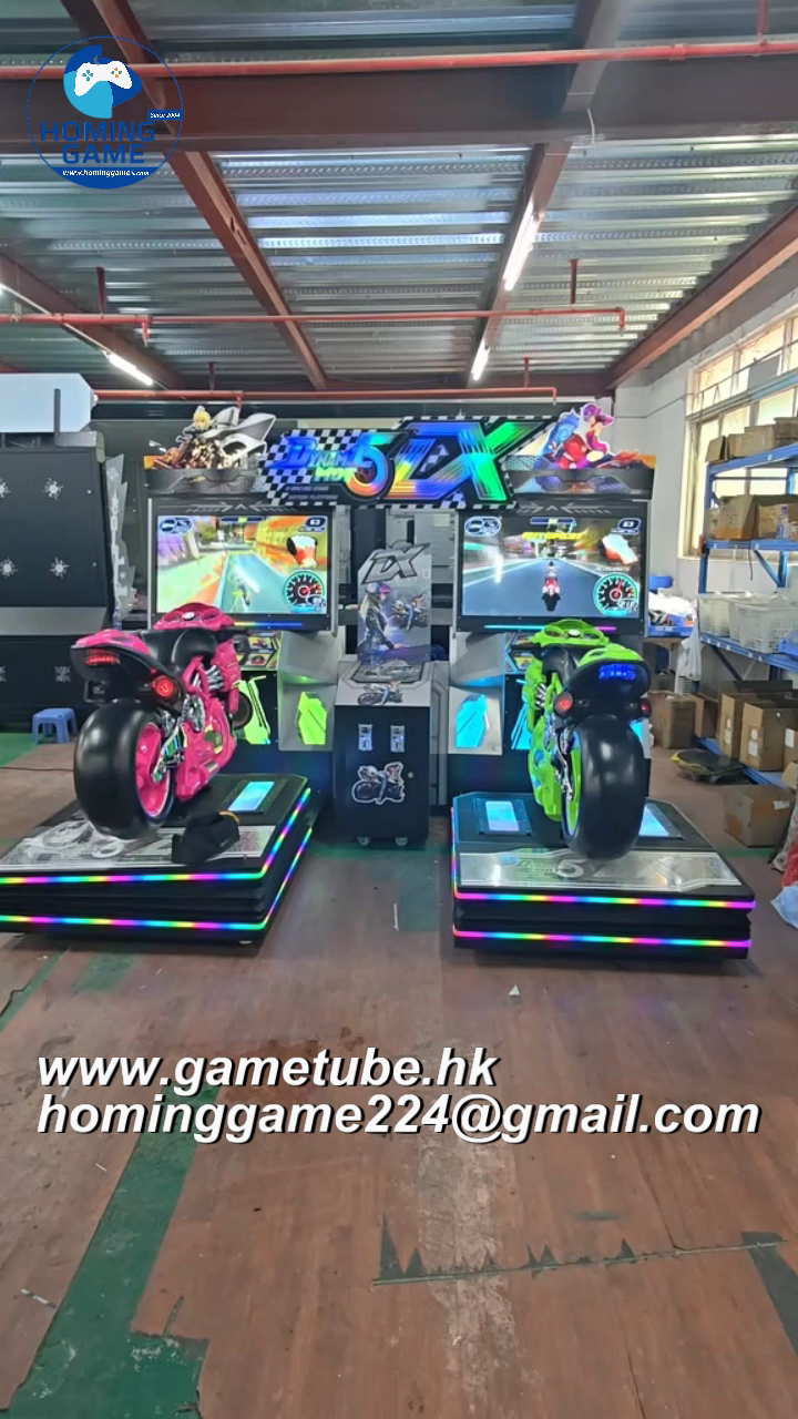 Dynamic Moto 5DX Super Bikes FF &ndash; Professional Motion Simulator Racing Arcade Machine(Order Send Email:hominggame224@gmail.com)