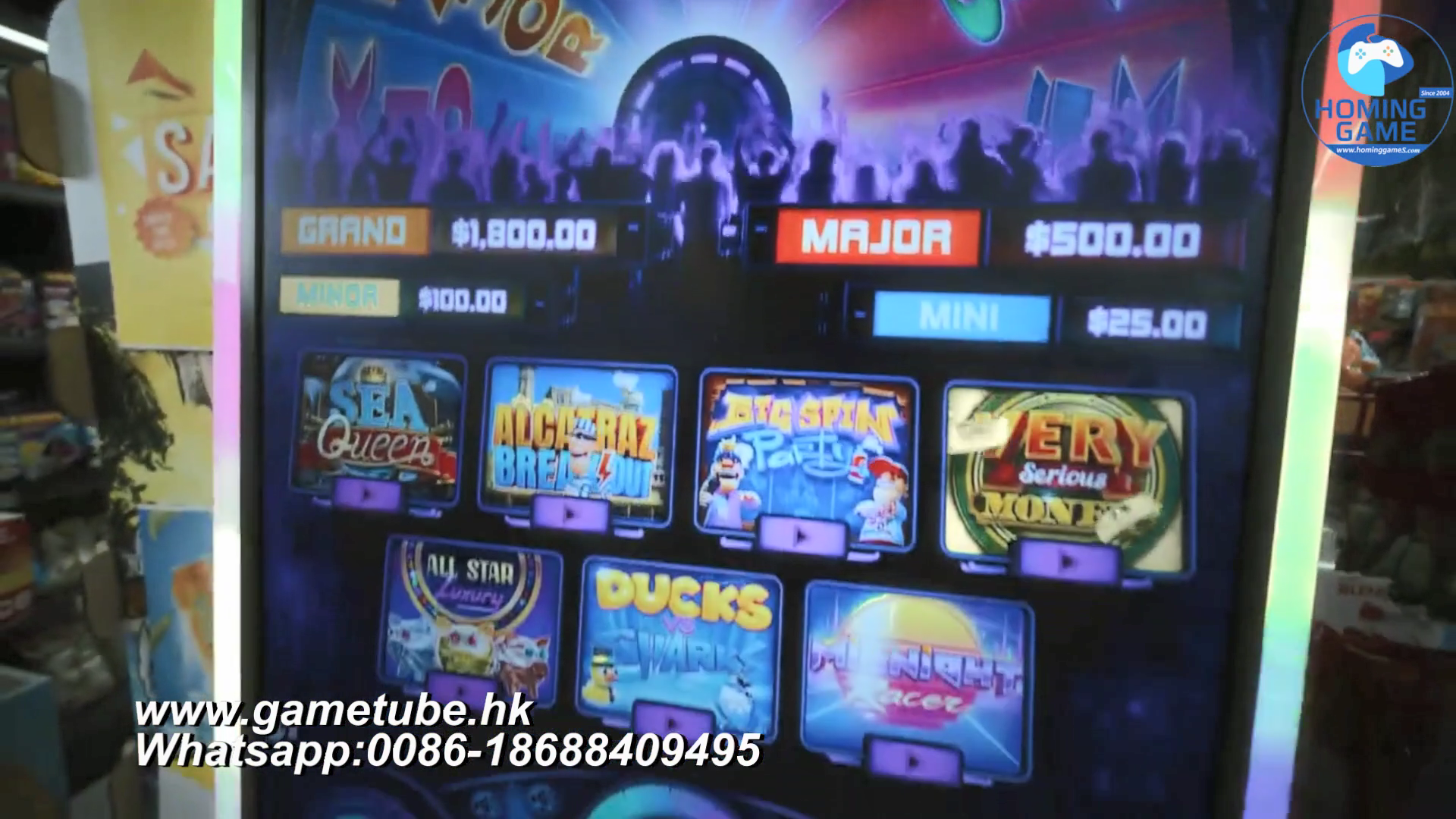 Aurora XPerience 43 Inch Skill Slot Table Game Machine | Advanced Skill Games Platform | HomingGame Factory Direct