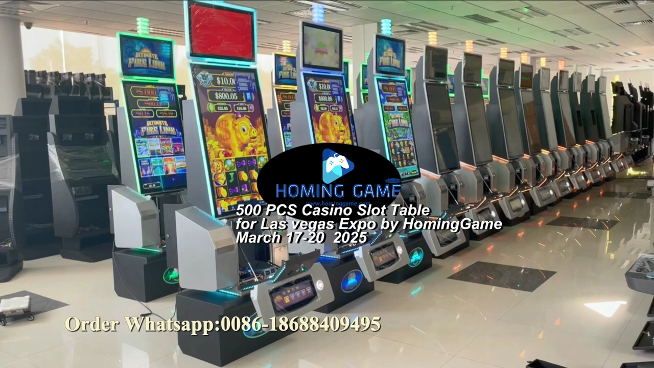 500 Casino Slot Table Gaming Machines for Sale | Las Vegas Expo March 2025 | HomingGame Exclusive!