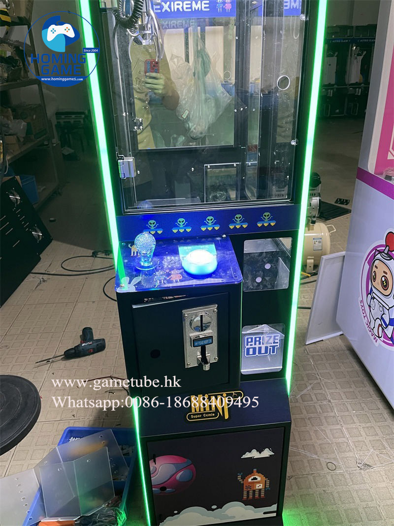 HomingGame Mega Mini Plush Toy Claw Machine – Factory Price Small Coin Operated Crane Game for Arcade & Vending Businesses