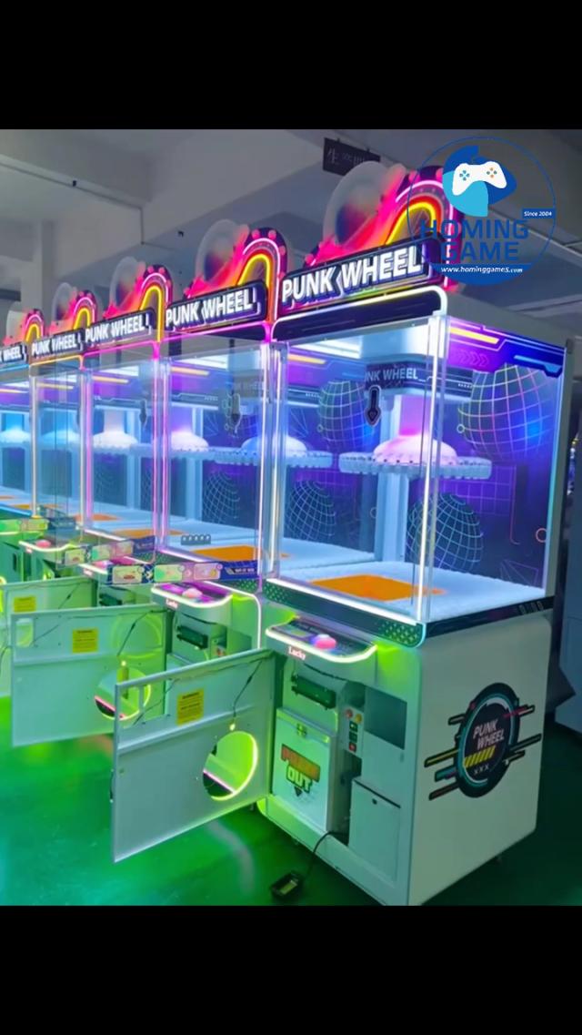 2026 HomingGame New Design Clip Prize Wheel Redemption Game Machine