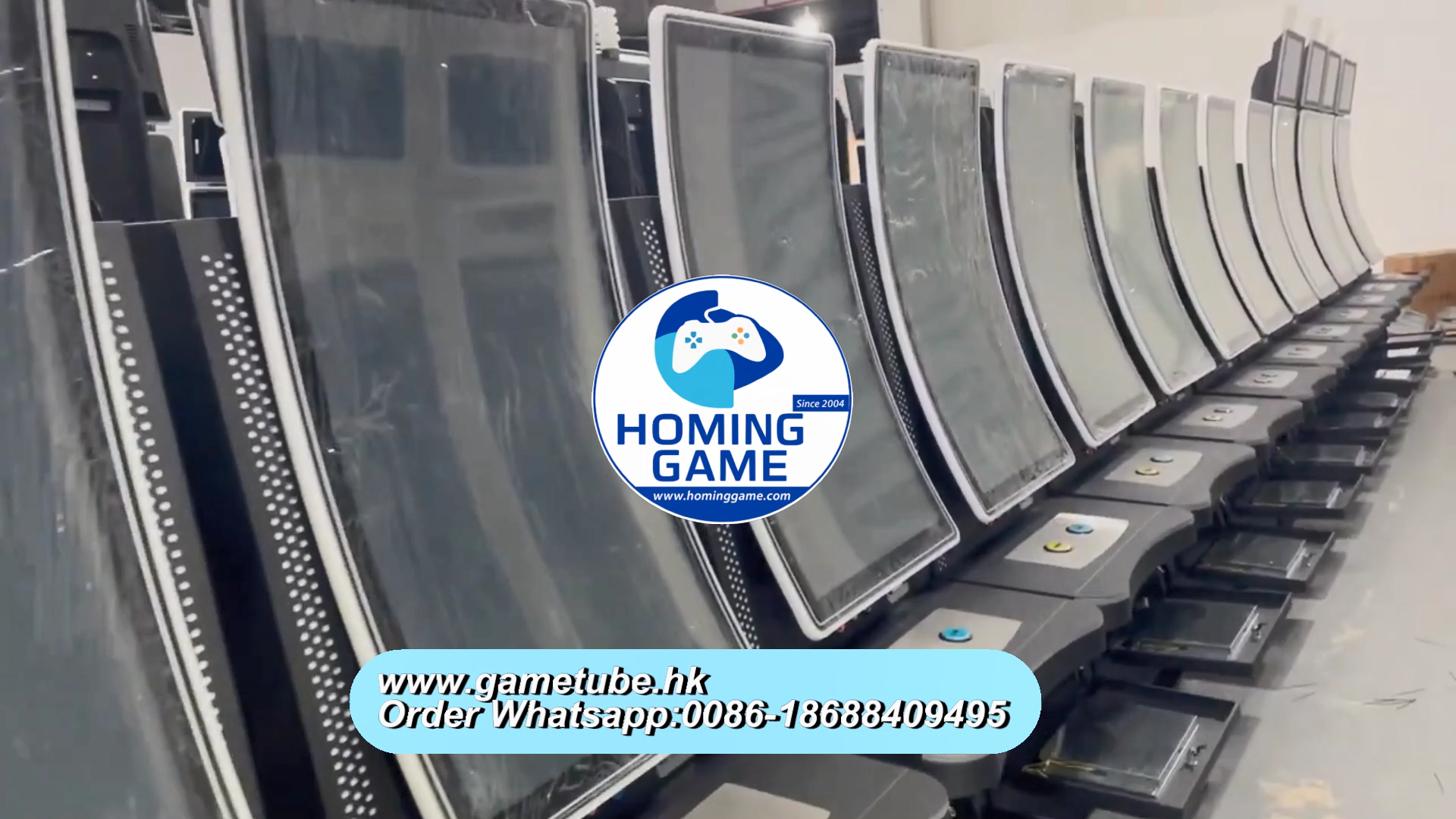 2025 Hot Sale 43” Curved Skill Slot Table Game Machine | Fusion-Style Cabinet | HomingGame Factory Direct