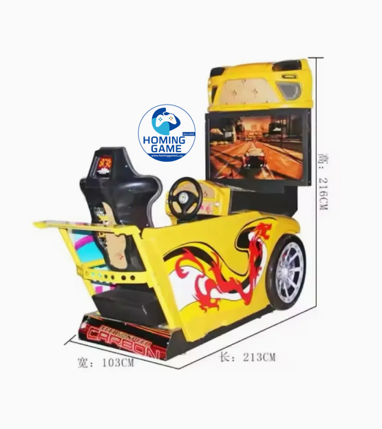 Homing Game Factory 42 Inch Need For Speed Racing Car Game Machine - Deluxe Multi-Link Driving Car Simulator Game Machine for Arcade Centers