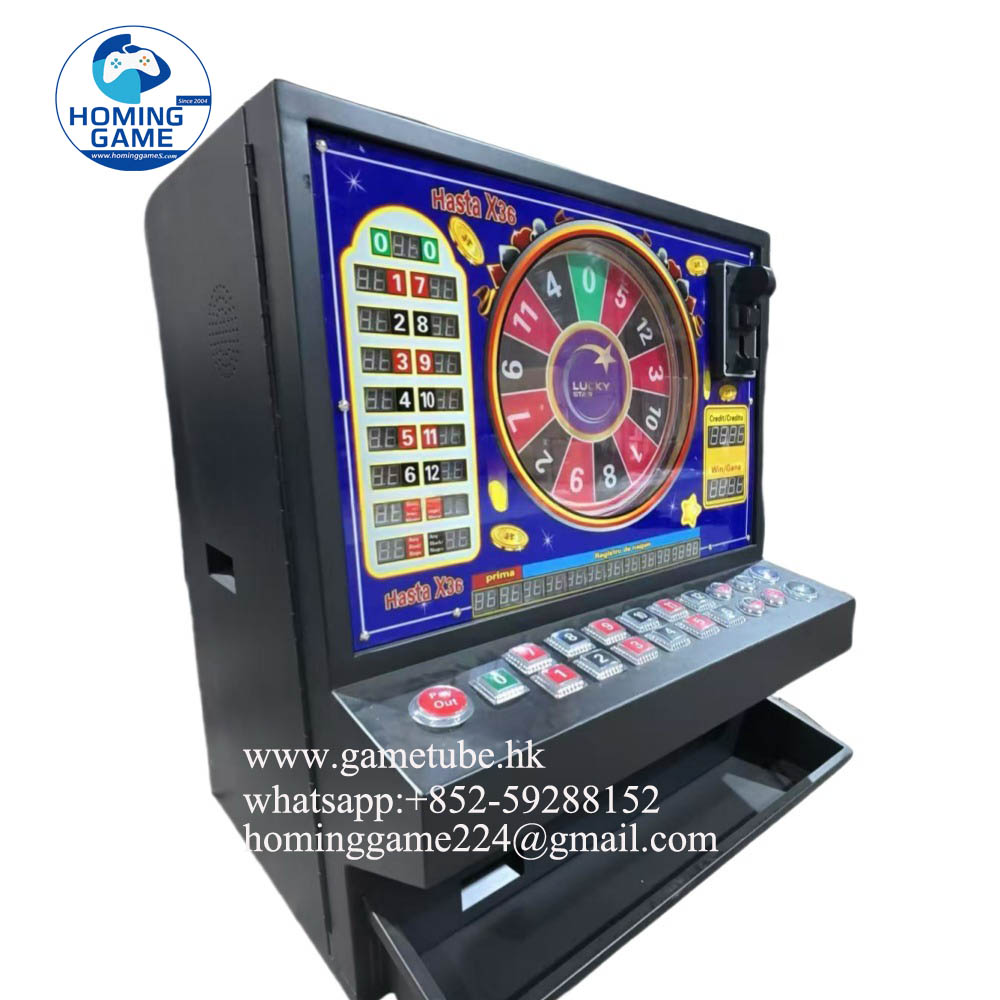 HomingGame Factory Direct Sales Hasta X36 Roulette Betting Table Game Machine | High-Profit Multi-Player Electronic Roulette Arcade Cabinet with Bill Acceptor and Coin System