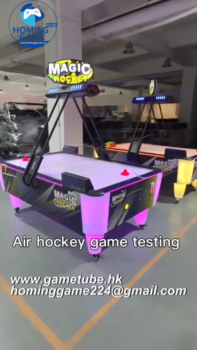 Magic Air Hockey Redemption Game Machine | High-Speed Ticket Arcade Table | HomingGame Factory Direct Wholesale(Order Send Email:hominggame24@gmail.com)