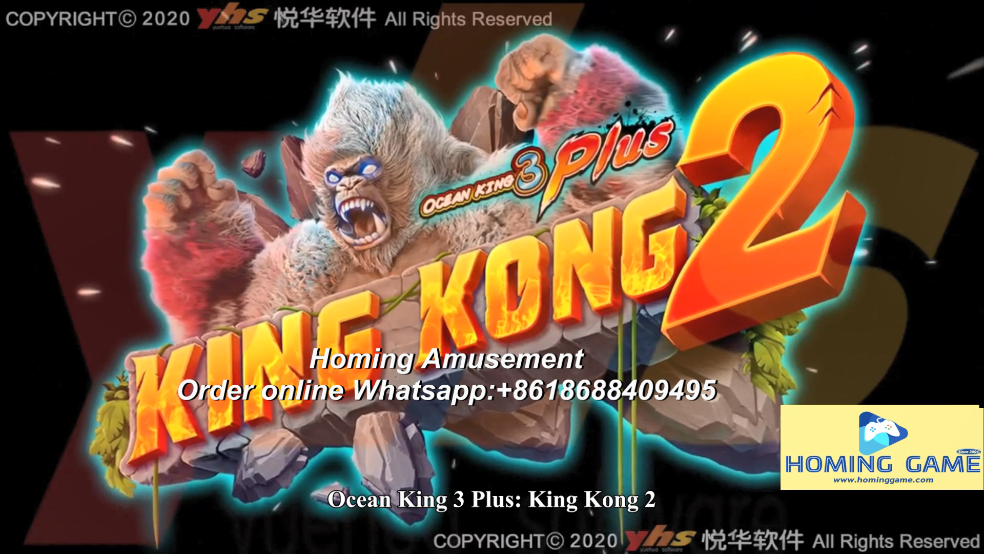 Ocean King 3 Plus King Kong 2 Exciting New Boss and Features! By HomingGaming Released#oceanking3 #oceanking3plus #fishinggamemachine #fishinggame #sweepstakes #igs (Order Online Whatsapp:+8618688409495)