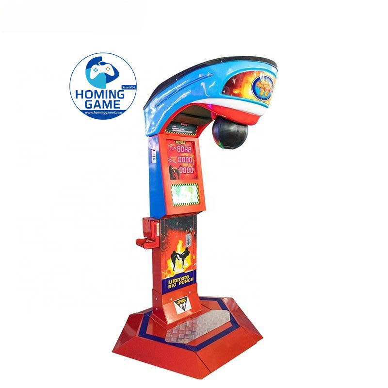 2026 Hot Sale Big Punch Boxing Arcade Machine | Coin Operated Strength Tester Game | High Profit Punch Power Machine for Amusement Center | HomingGame Factory Direct Supply