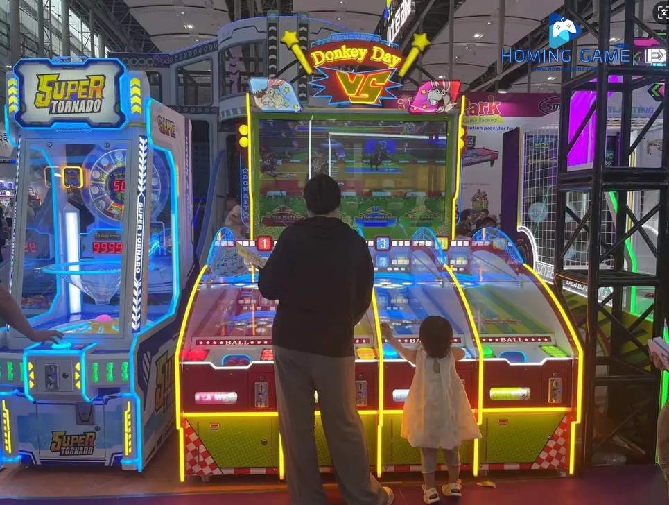 Factory Direct Multi Player Coin Operated Donkey  Day Racing Ticket Redemption Game machine by HomingGame