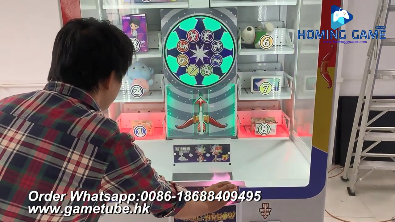 Coin Operated Skill Prize Gift Game Machine Magic Arrow Toy Vending Arcade Machine by HomingGame