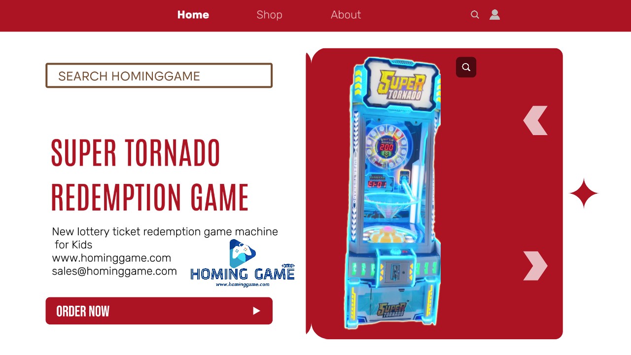 Unleashing Fun: 2024 Super Tornado Lottery Redemption Ticket Game for Kids by HomingGame!