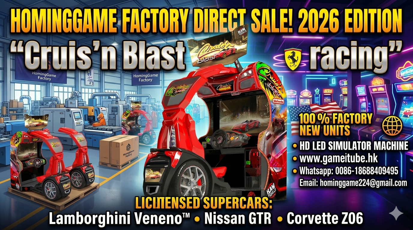 Cruis’n Blast Racing Video Arcade Game - Premium Simulator Game Machine | HomingGame Factory