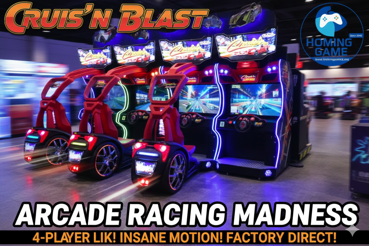 HomingGame Cruis'n Blast Arcade Driving Game Motion Simulator 42