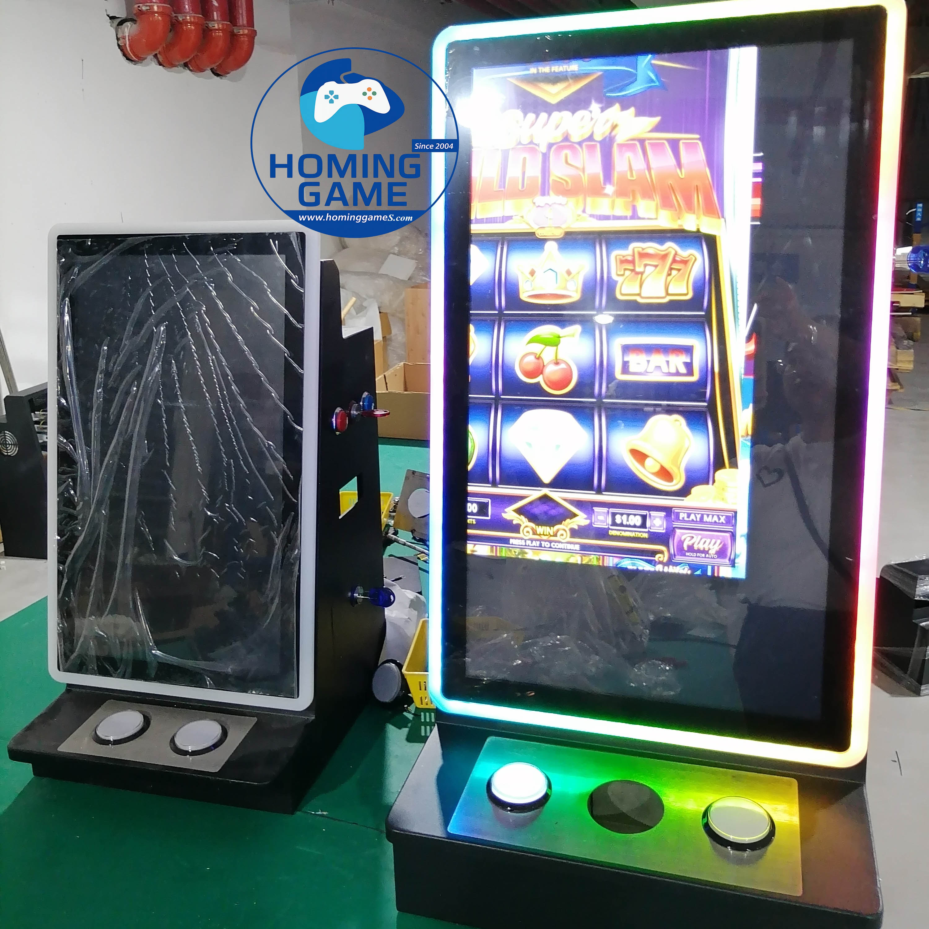 2026 Hot Sale 23.6 Inch Vertical Touch Screen Skill Game Machine | Original Design by HomingGame Factory | Coin Operated Slot & Skill Game Cabinet