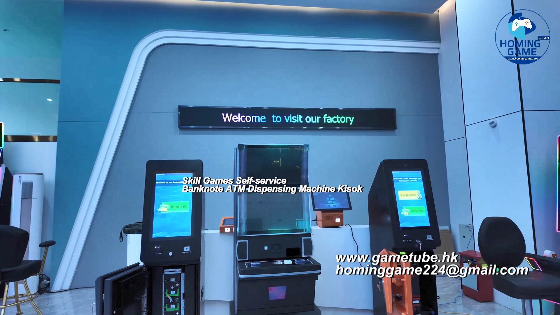 2026 New Arrival | Industrial Self-Service Banknote & Ticket Redemption Kiosk Terminal For 43 Inch Skill Slot Table Game Machine And Amusement Machine