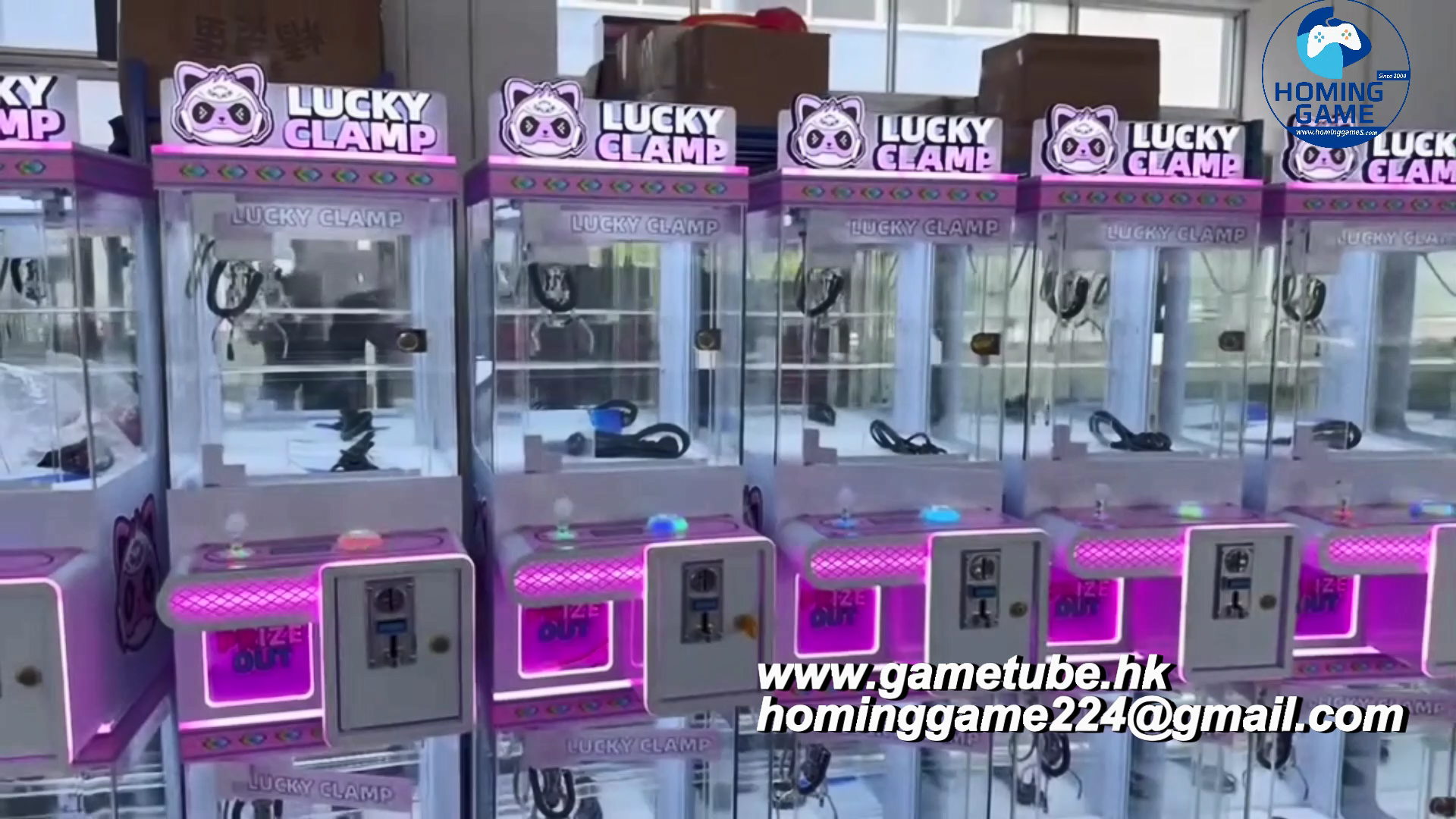 Factory Direct Coin Operated Toy Catcher Crane Machine | Mini Crane & Barber Cut Prize Game | HomingGame Wholesale