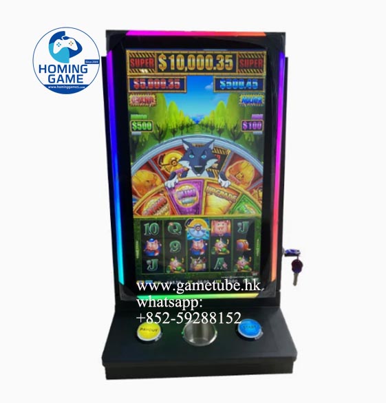 Premium Desktop Huff Puff Game Machine | 23.6" Touch Screen Metal Cabinet | HomingGame Factory