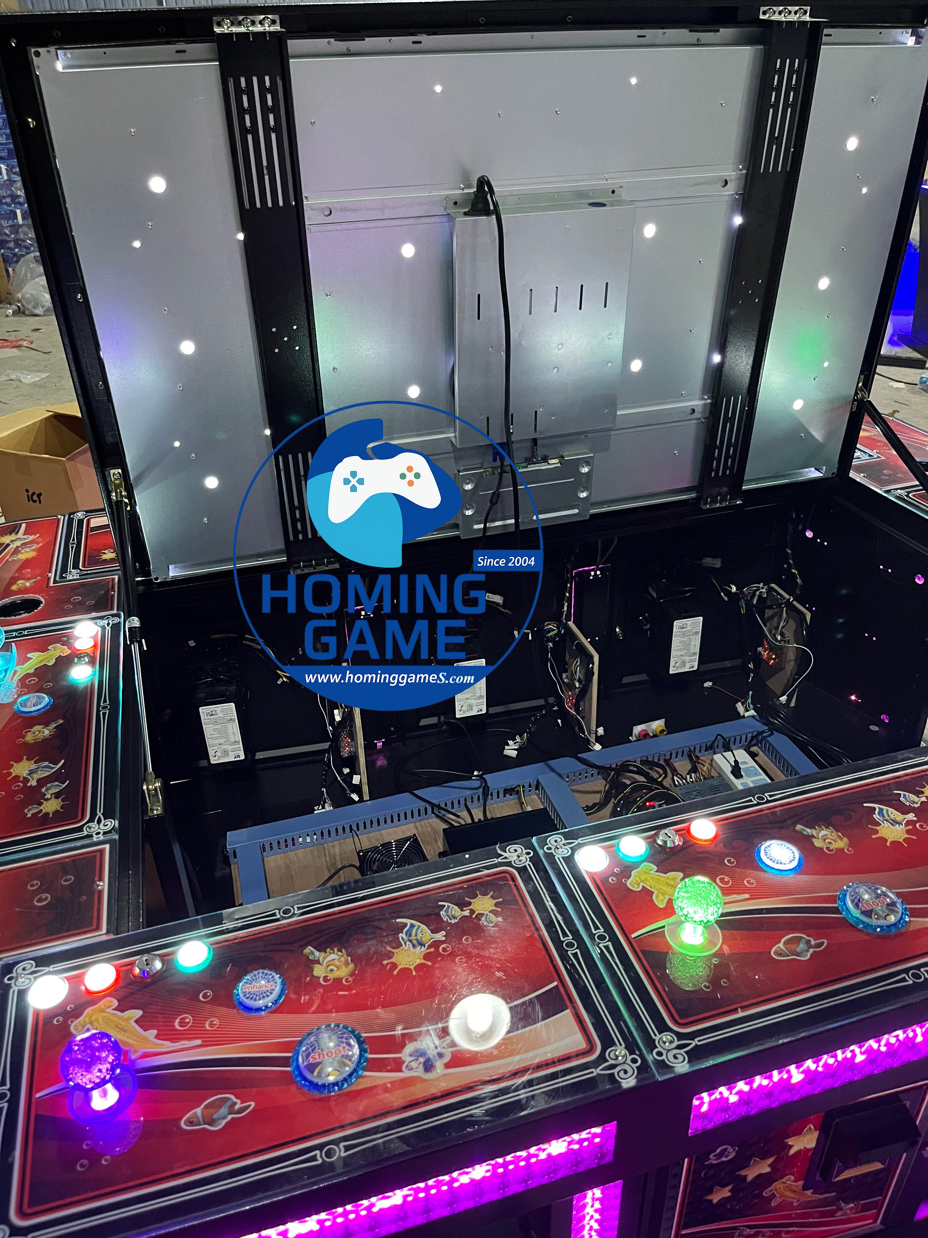 2026 Hot Sale 8 Player Fishing Table Game Machine | 55 Inch LCD Skill Fish Arcade Table | Homing Game Factory OEM