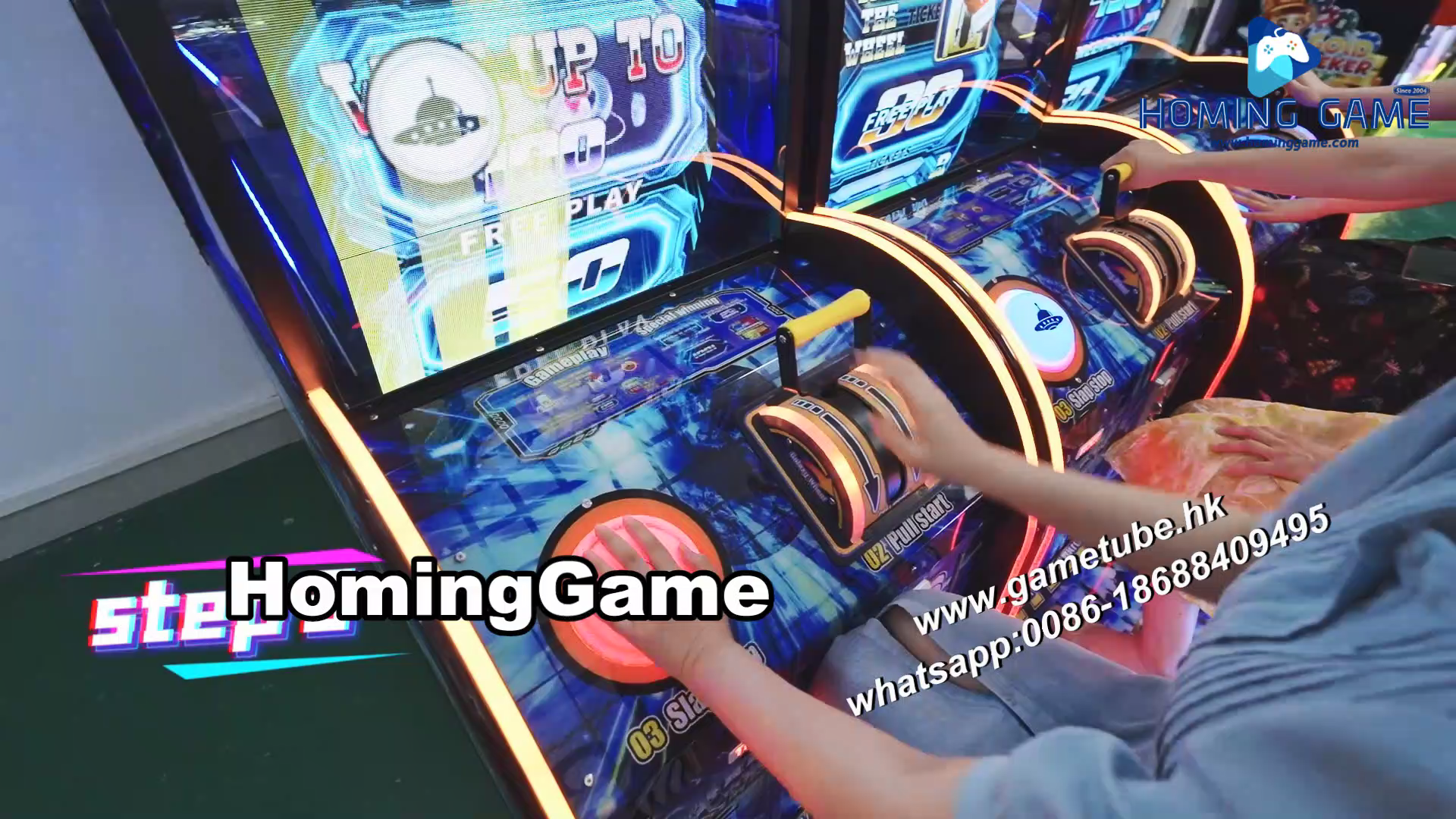 Super Hot Coin Operated Galaxy Wheel Redemption Arcade Game Machine Kids Lottery Game Machine  Factory  Direct supply by HomingGame 