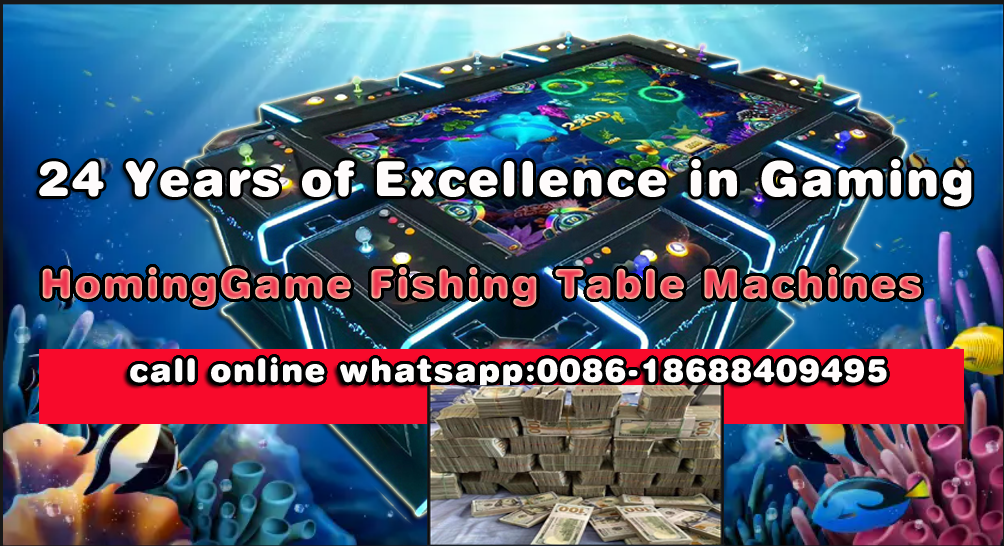 24 Years of Excellence in Gaming | HomingGame Fishing Table Machines | Trusted Exporter to the USA(Order call whatsapp:+8618688409495)#fishinggame #fishingtablegame #igs #oceanking3plus 