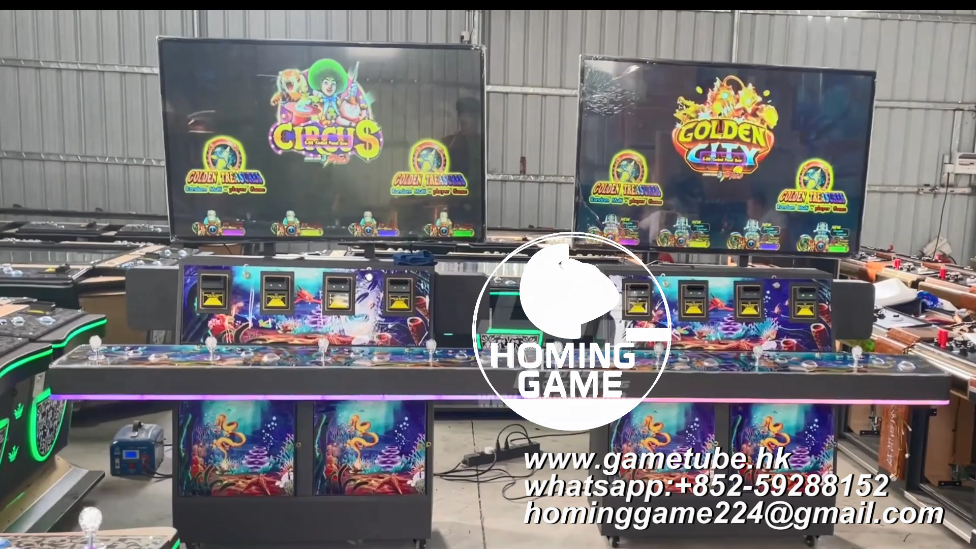 Premium Fishing Game Machine Factory | 10-Player Tables & 4-Player Upright Cabinets | HomingGame