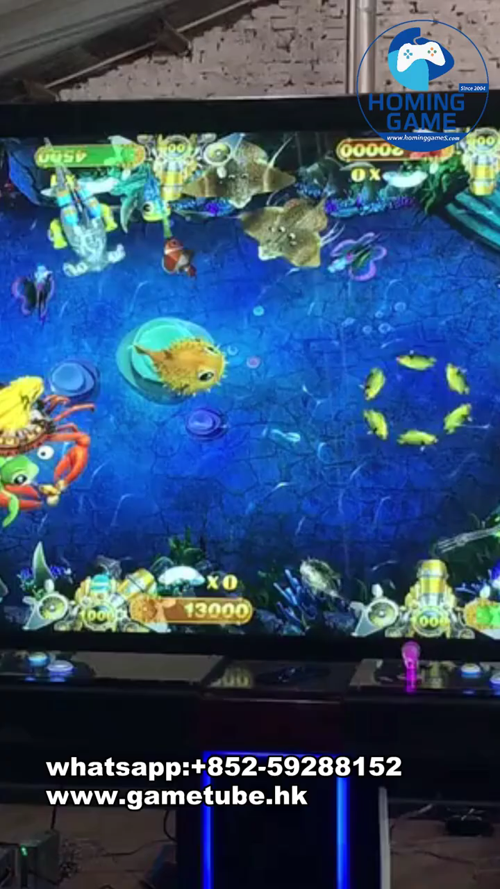 HomingGame Factory Custom 4/6/8/10 Players Multi Fish Game Table Fish Hunter Arcade Machine High Profit Skill Gambling Game Board for Amusement Center