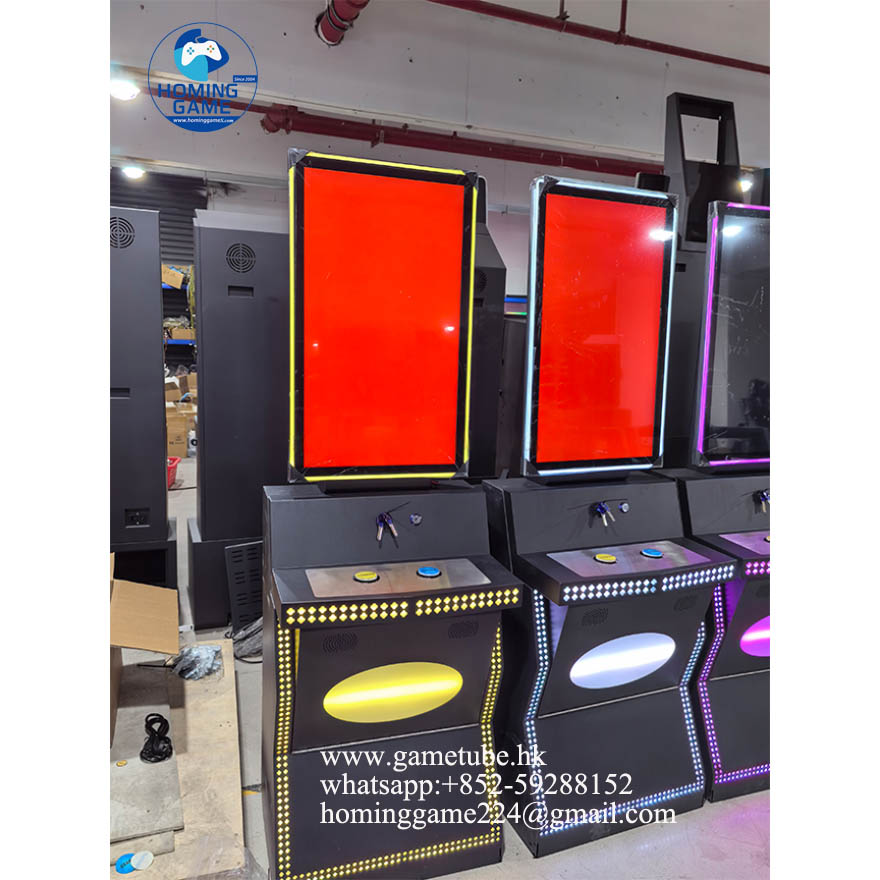 HomingGame Hot Selling 32" 43" Curved Vertical Touch Screen Monitor Fusion Skill Game Cabinet Coin Operated Arcade Slot Machine