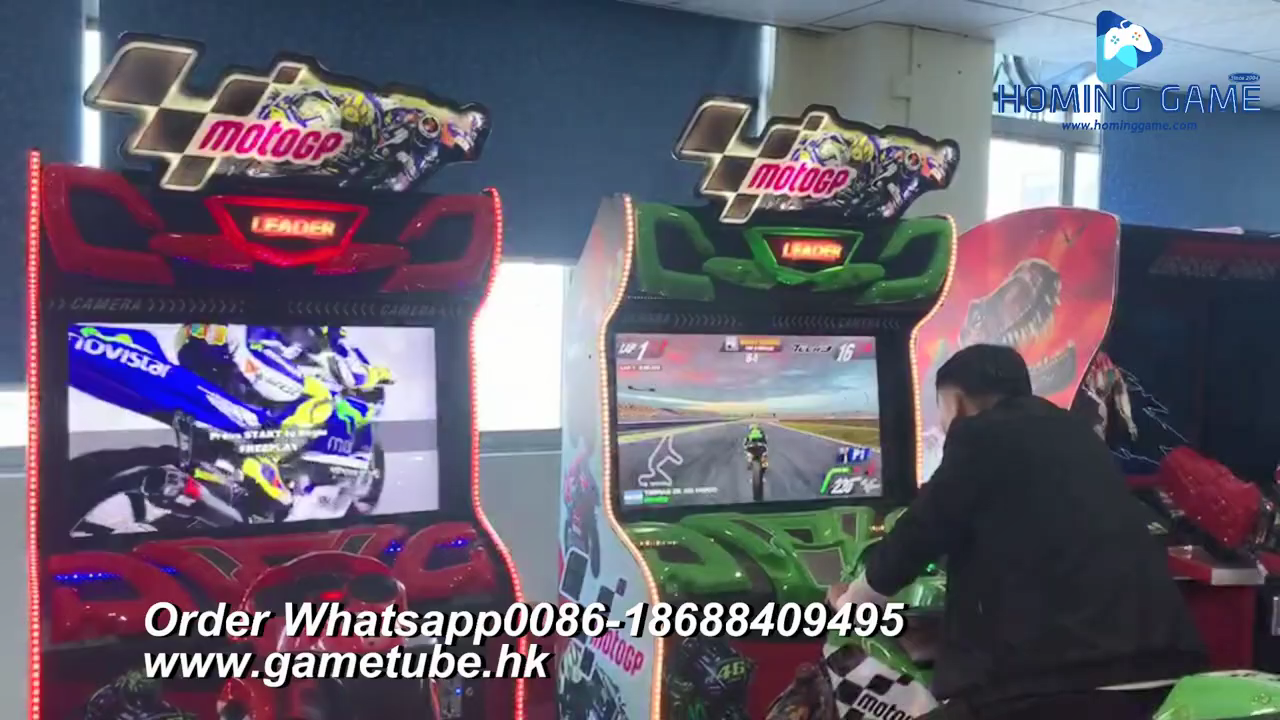 Original Factrory Direct Price Supply GP Moto Racing Car simulator Video Game Machine By HomingGame