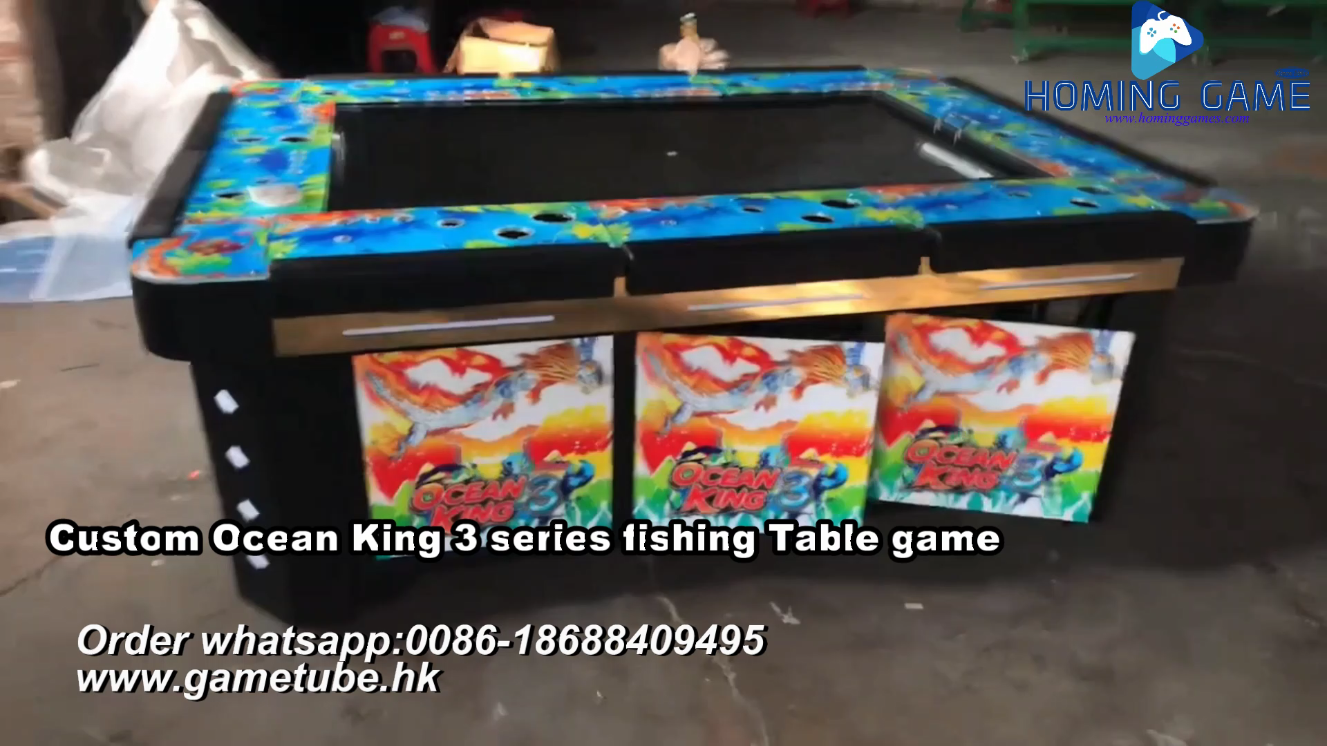 Custom Ocean King 3 Fishing Table Game Machine | 6/8/10 Player Models by HomingGame#fishingarcade