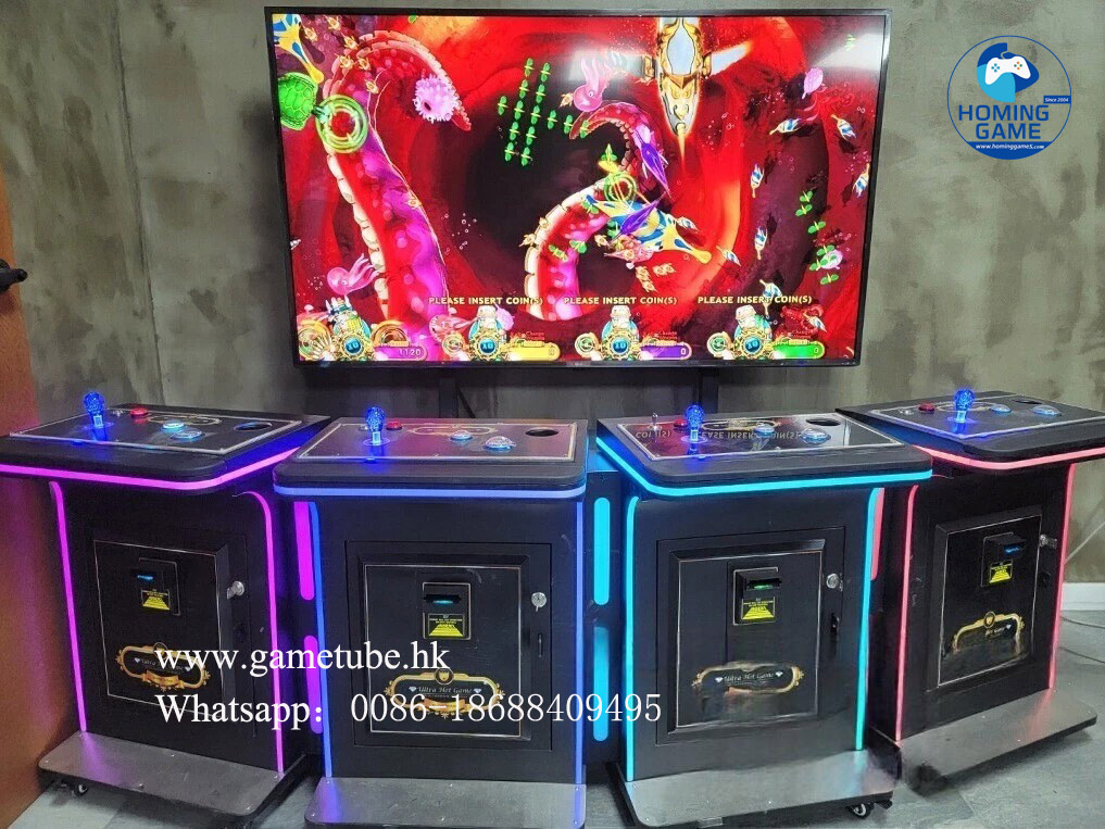 USA Best Selling 4-Player Fish Table Game Cabinet | Professional Arcade Skill Game Machine | 43