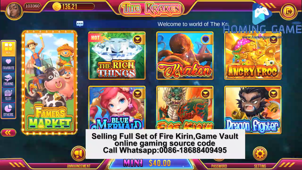 『Not Points!!Selling full set of Kraken Strilk Fish Game online gaming Fire Kirin Source code#gamevault #orionstar#milkyway#casino#sweepstake(Order call Whatsapp:0086-18688409495)