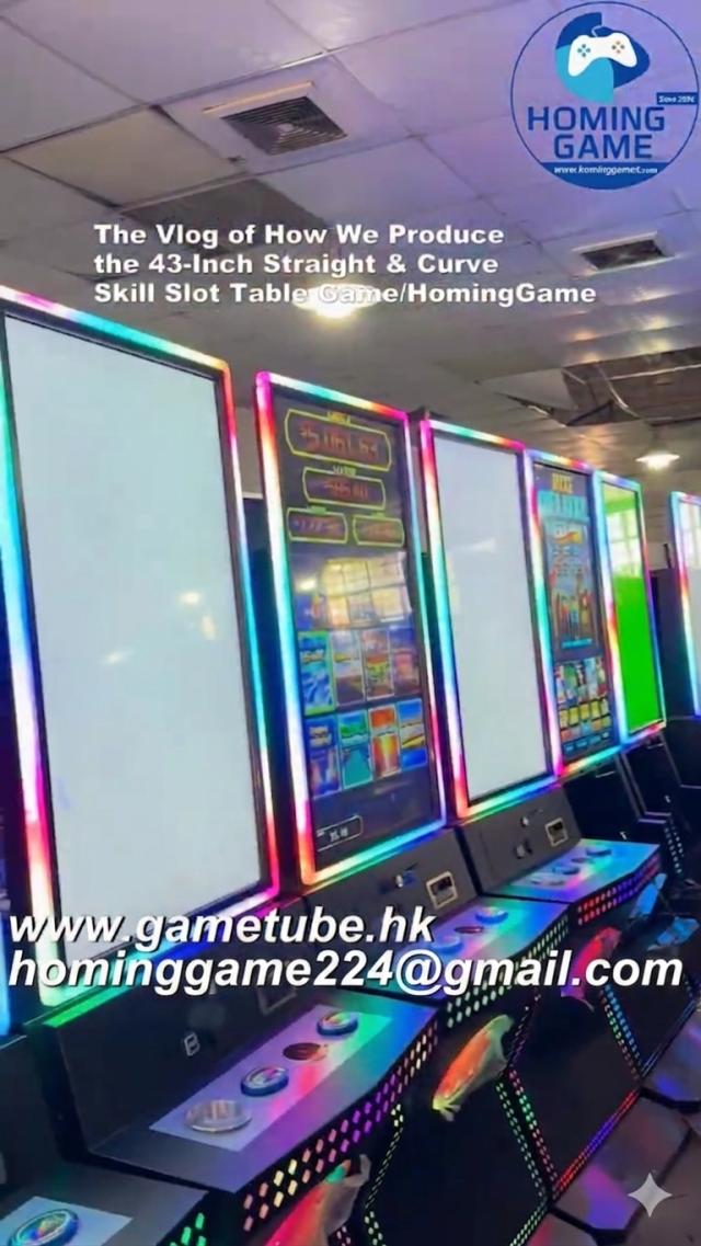 The Vlog of  Inside HomingGame Factory: How We Produce the 43-Inch Straight & Curve Skill Slot Table Game #slottablegame #skillslot #skillgame #slotmachine(Order Send Email:hominggame224@gmail.com)
