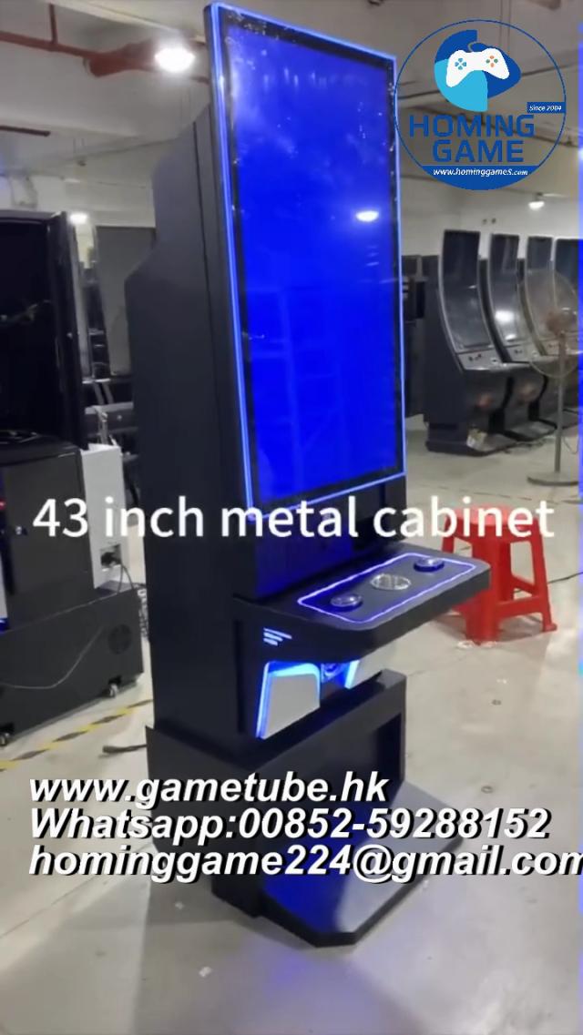 HomingGame 43-Inch Vertical Touchscreen Skill Game Cabinet &ndash; Industrial Metal Arcade Machine for FEC & Gaming Centers