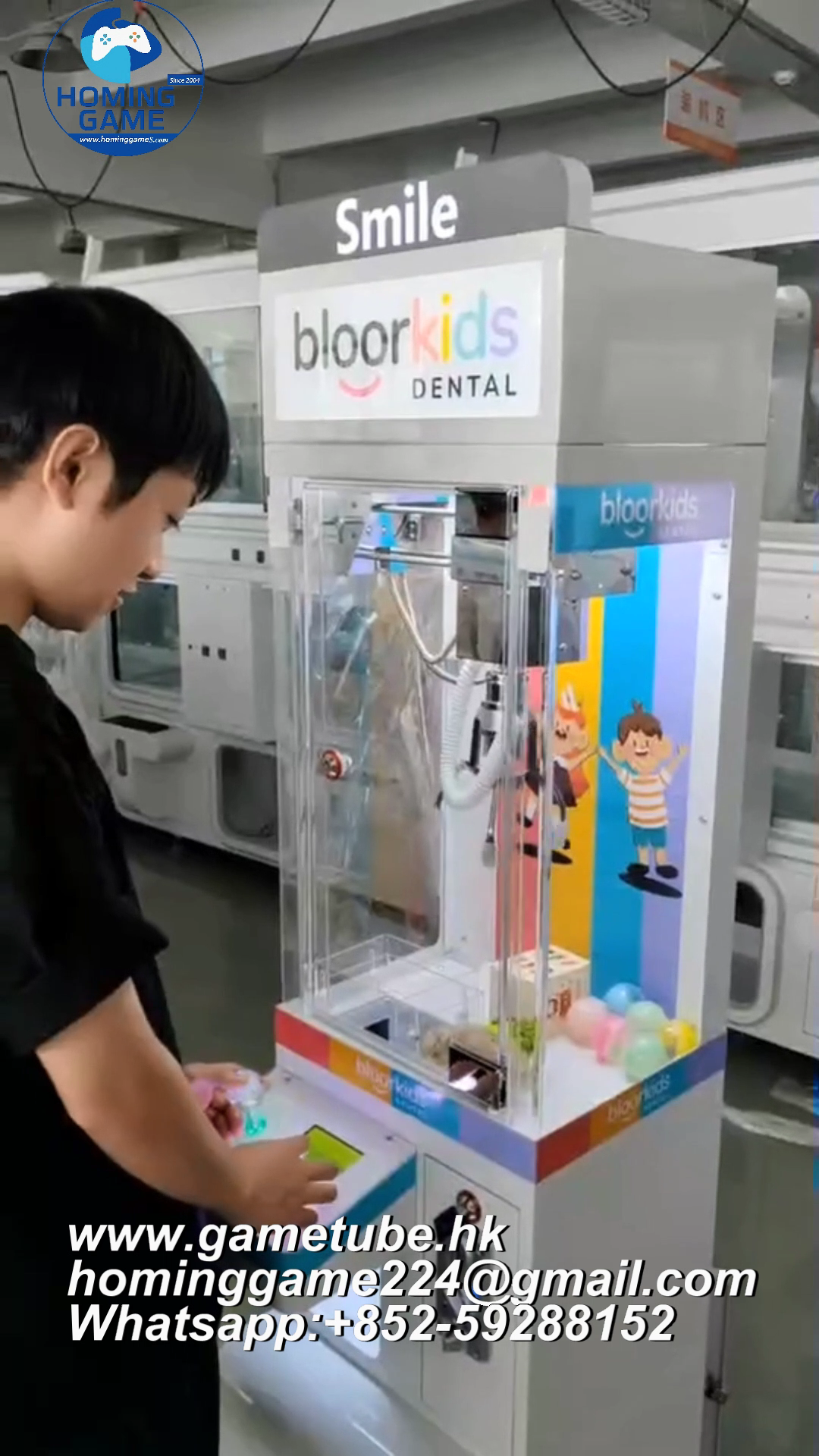 HomingGame Wholesale Super Mega Mini Claw Machine Coin Operated Toy Crane Game Machine with Custom PCB for Amusement Arcade Mall