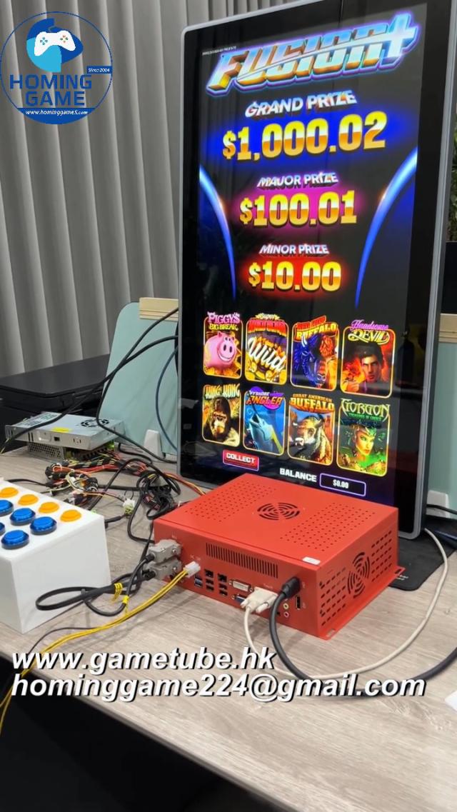 Fusion Plus Skill Game Board &ndash; Professional 5-in-1 Multi-Game PCB with Complete Bill Acceptor & Printer Connection Configuration Guide(Order Send Email:hominggame224@gmail.com)
