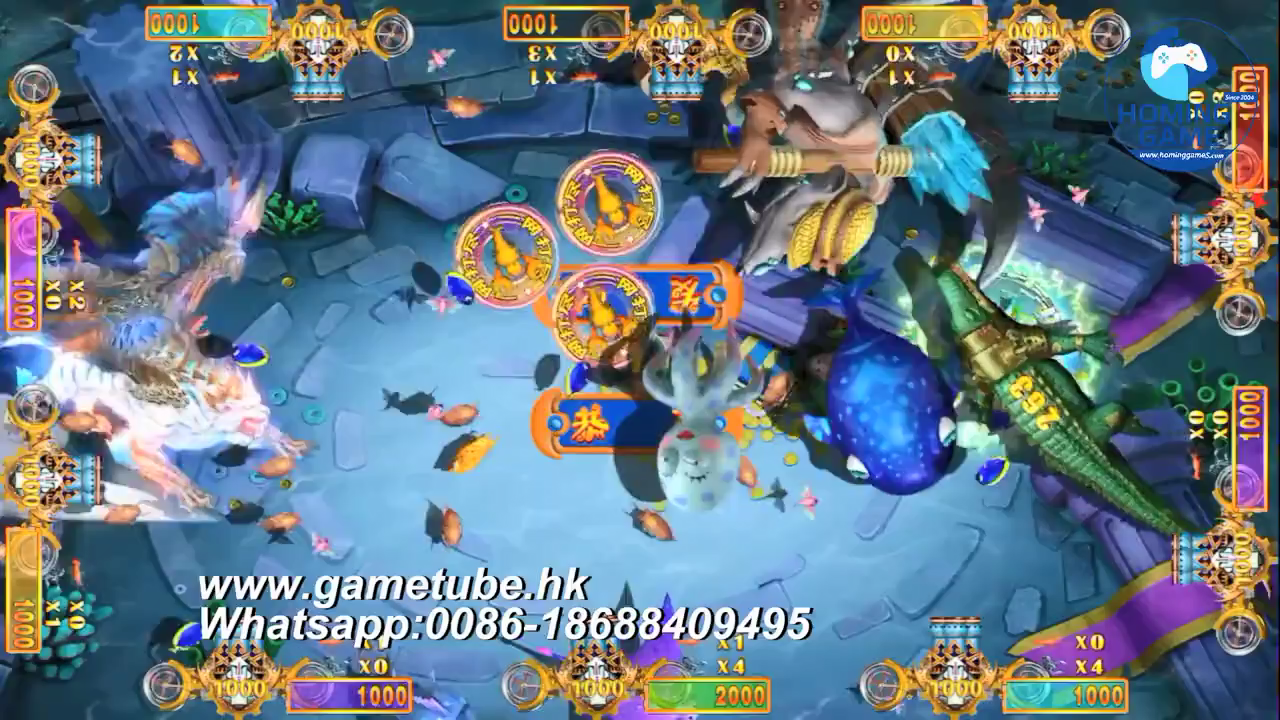 Super Ninja Turtles Plus Fishing Game Machine — High-Profit USA Arcade Fishing Table by HomingGame