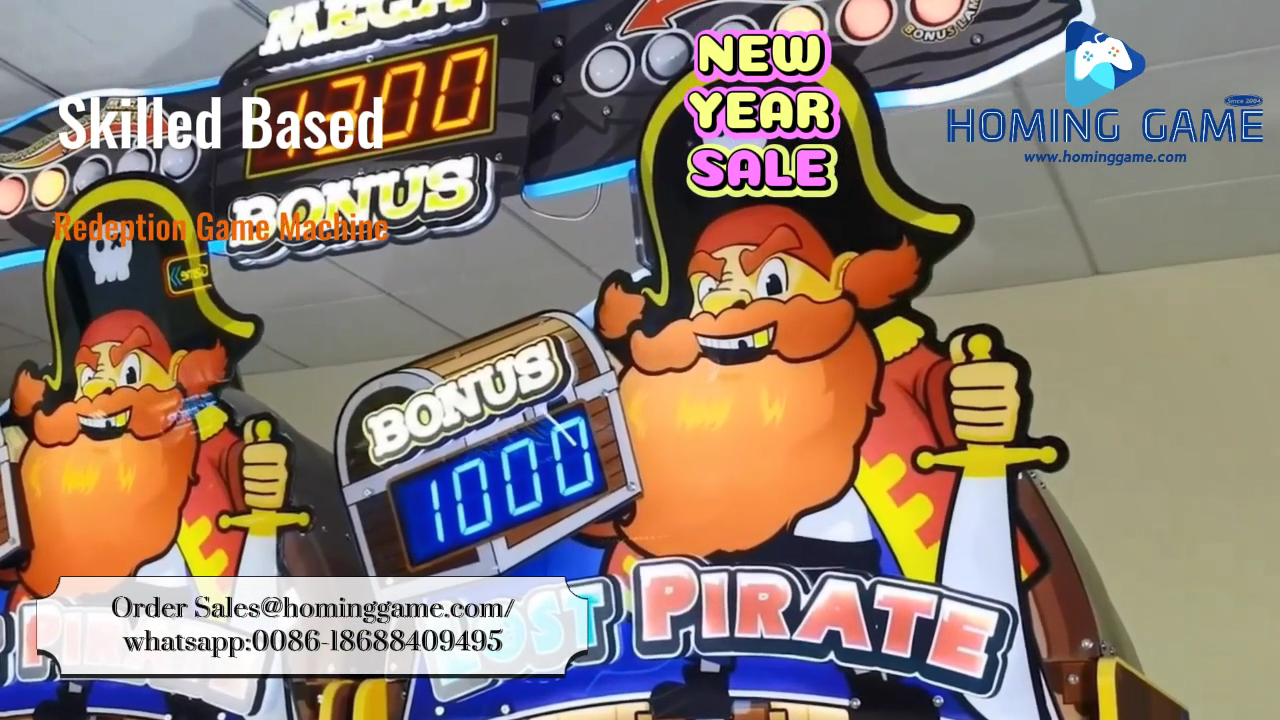 ​Skill Based Redemption Game Lost Pirate Lottery 2 Player Game Machine by HomingGame #RedemptionGameMachine#LotteryGameMachine#GameMachine(Order Call Whatsapp:0086-18688409495)