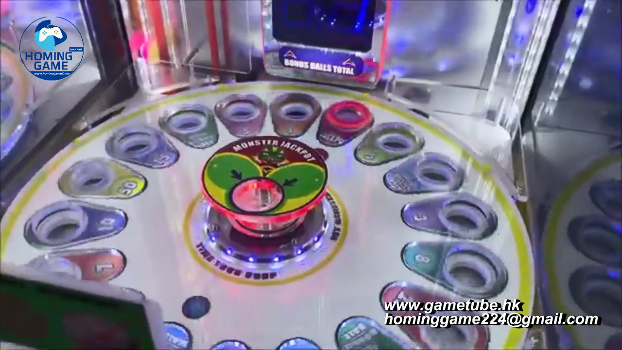 Monster Drop X-Treme: Giant Ball Drop Simulator – Professional 2-Player Ticket Redemption Mega-Machine