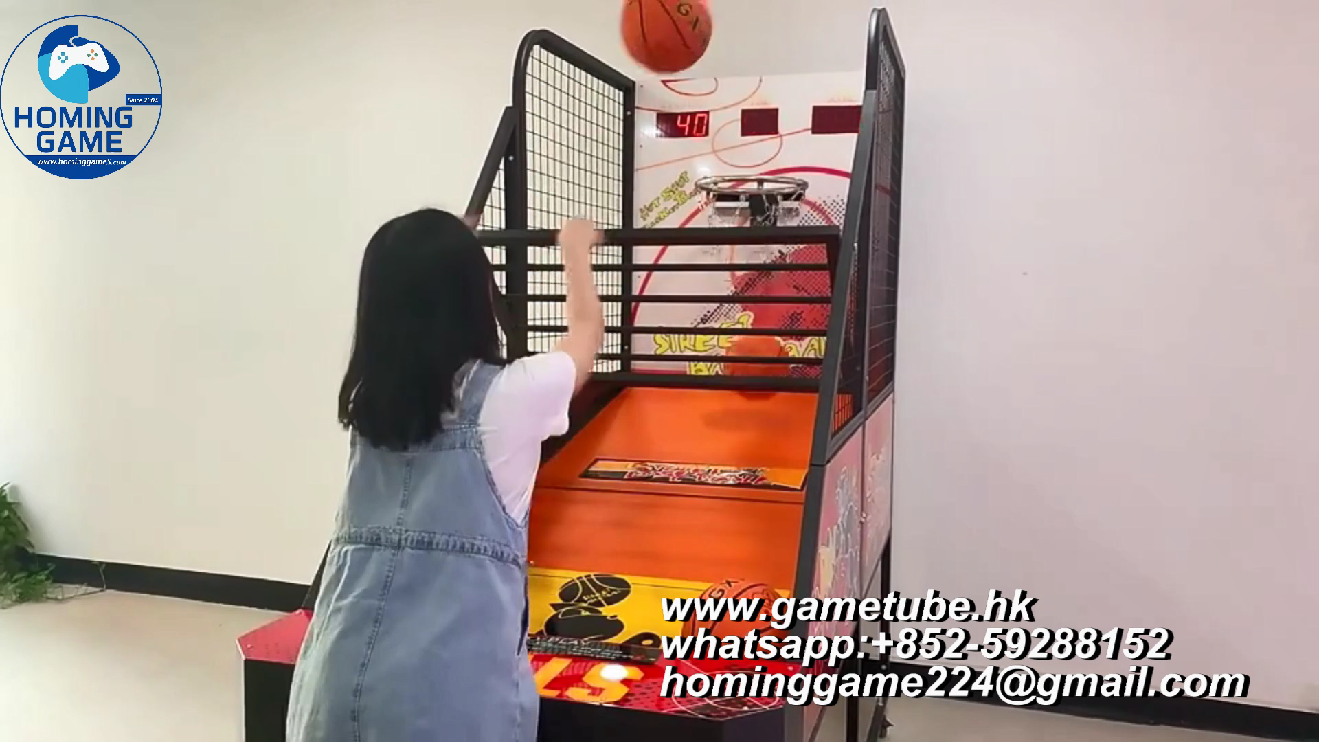 Wholesale Factory Direct Coin-Operated Indoor Amusement Center Electronic Basketball Machine | HomingGame