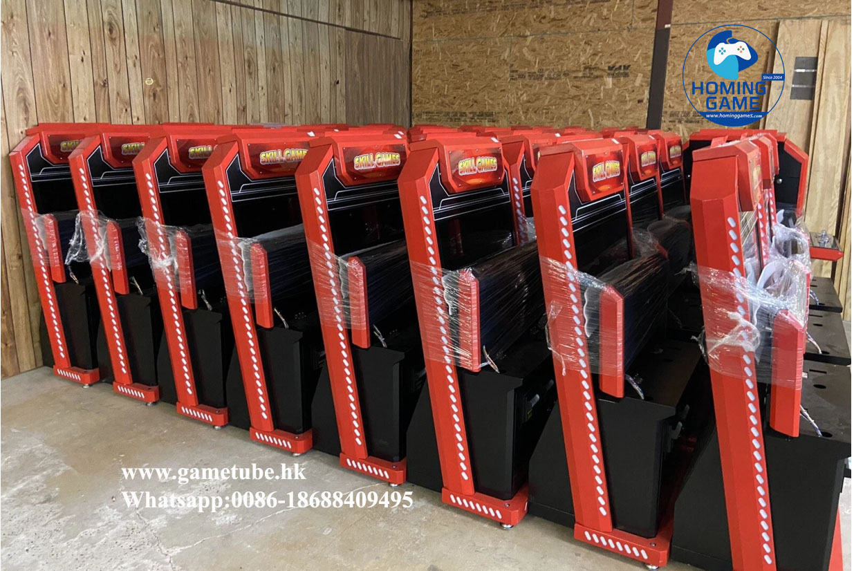 2 Player Upright Fishing Table Game Machine | Commercial Fish Shooting Arcade Cabinet for Game Centers | HomingGame Factory Direct