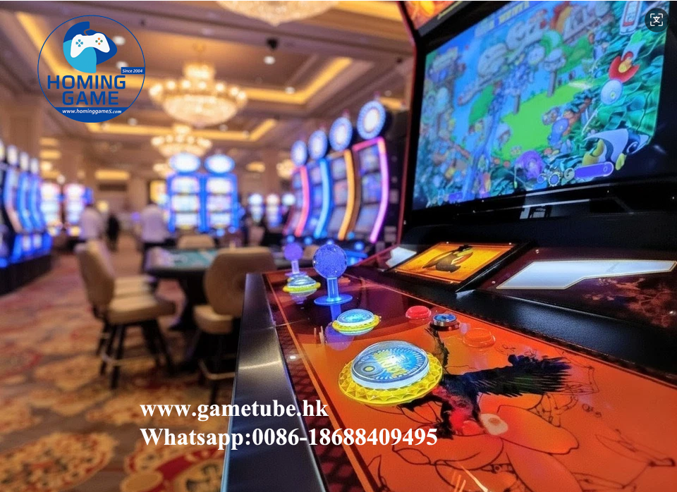 Factory Direct 2 Player Skill Fishing Game Machine | Arcade Fish Table Game for Sale | Coin-Operated Video Fishing Table by HomingGame