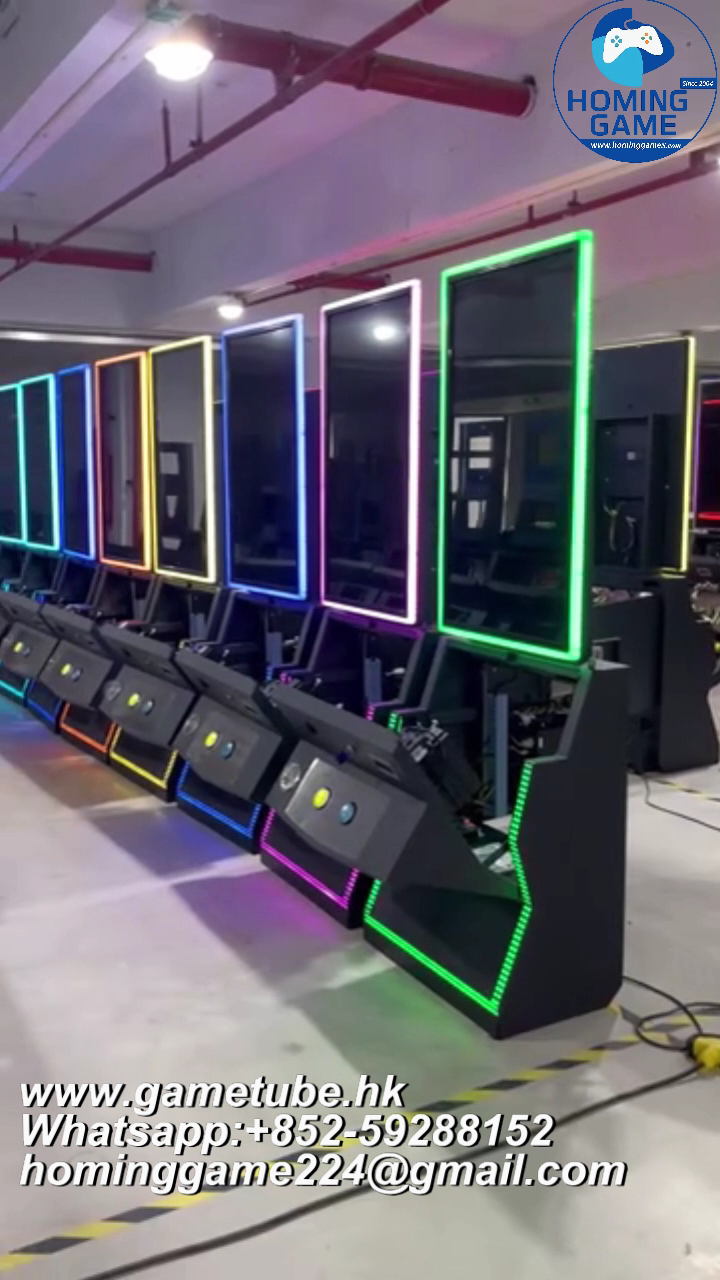 Factory Direct 43 Inch Curved Touch Screen Fusion Link & Fusion Plus - Vertical Fusion 6 Skill Gaming Machine by HomingGame