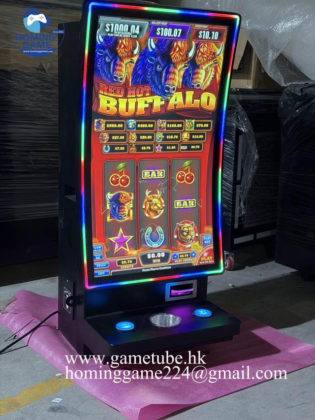 HomingGame Factory Direct Wholesale: 32-Inch Curved Touch Screen Fusion 4 fusion 6 Skill Slot Table Interactive Arcade Game Machine