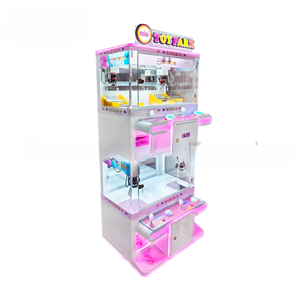 Top 4-Player Coin Operated Claw Machine | Mini Toy Park Metal Crane Arcade Game by HomingGame