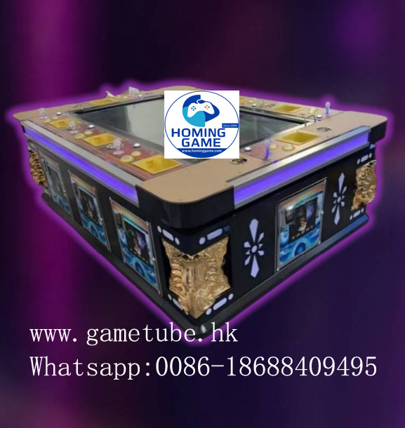 2026 Hot Sale 65" 8 Player Fishing Table Game Machine | Commercial Multiplayer Fish Game Machine | Homing Game Factory OEM