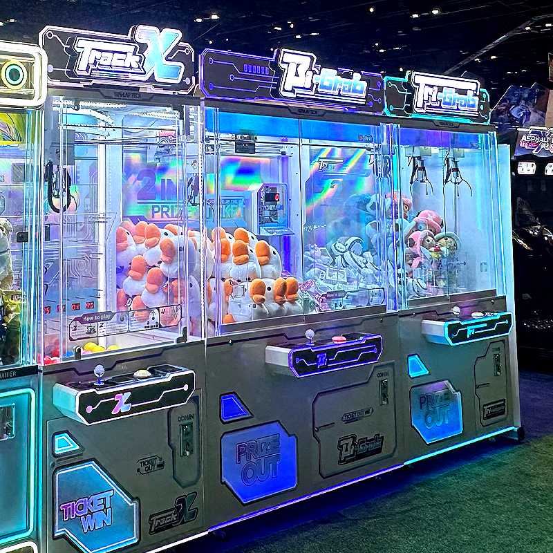  HomingGame Bi-Grab Double Player Crane Machine - High-Profit RFID Toy Catcher Prize Game Machine