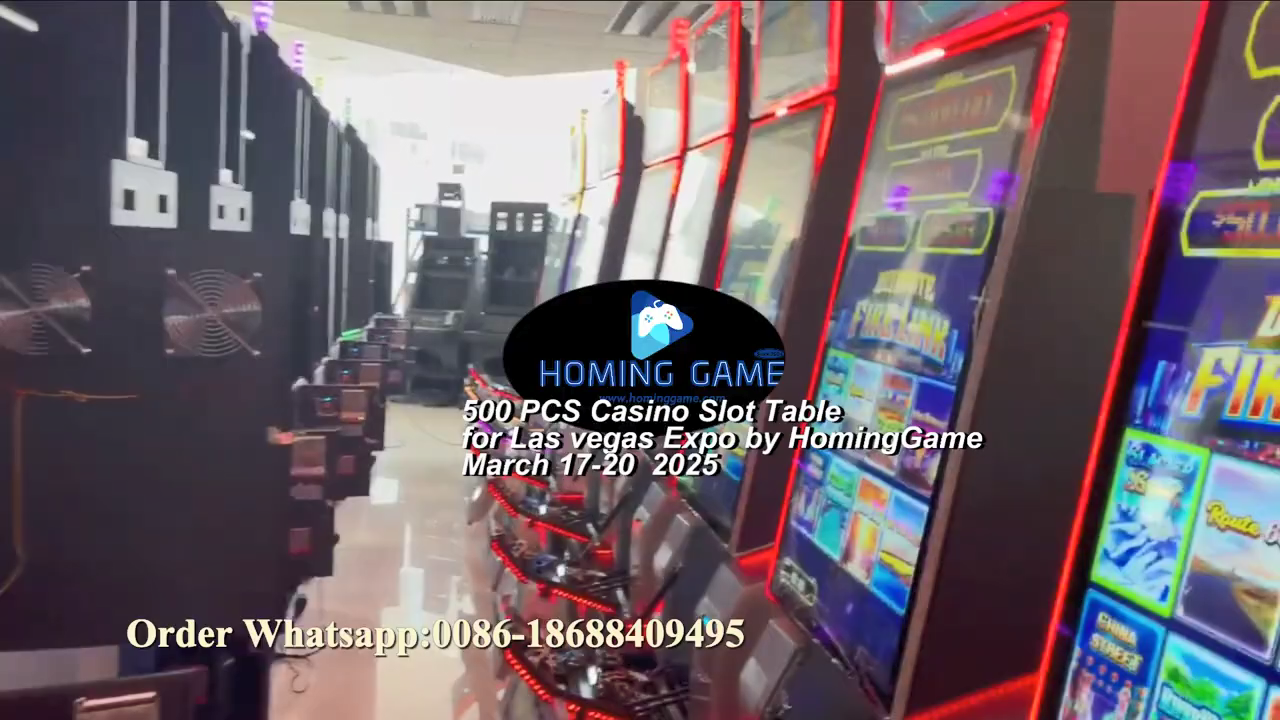 500 Casino Slot Table Gaming Machines for Sale | Las Vegas Expo March 2025 | HomingGame Exclusive!