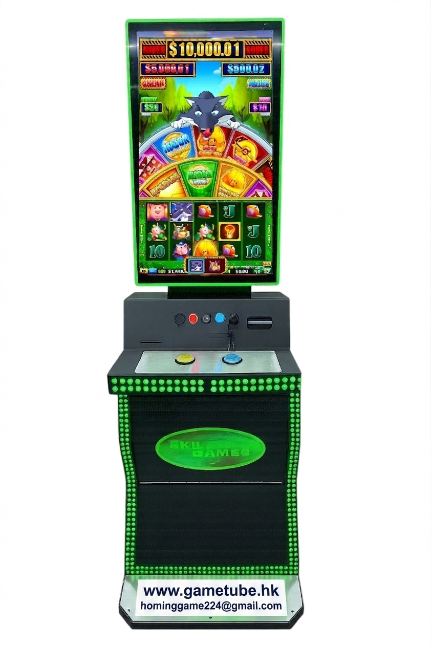 HomingGame Factory Direct Multi Game 2 in 1 Huff N Puff Even More Puff Vertical Skill Game Board HET 8.0 Software for Slot Machine