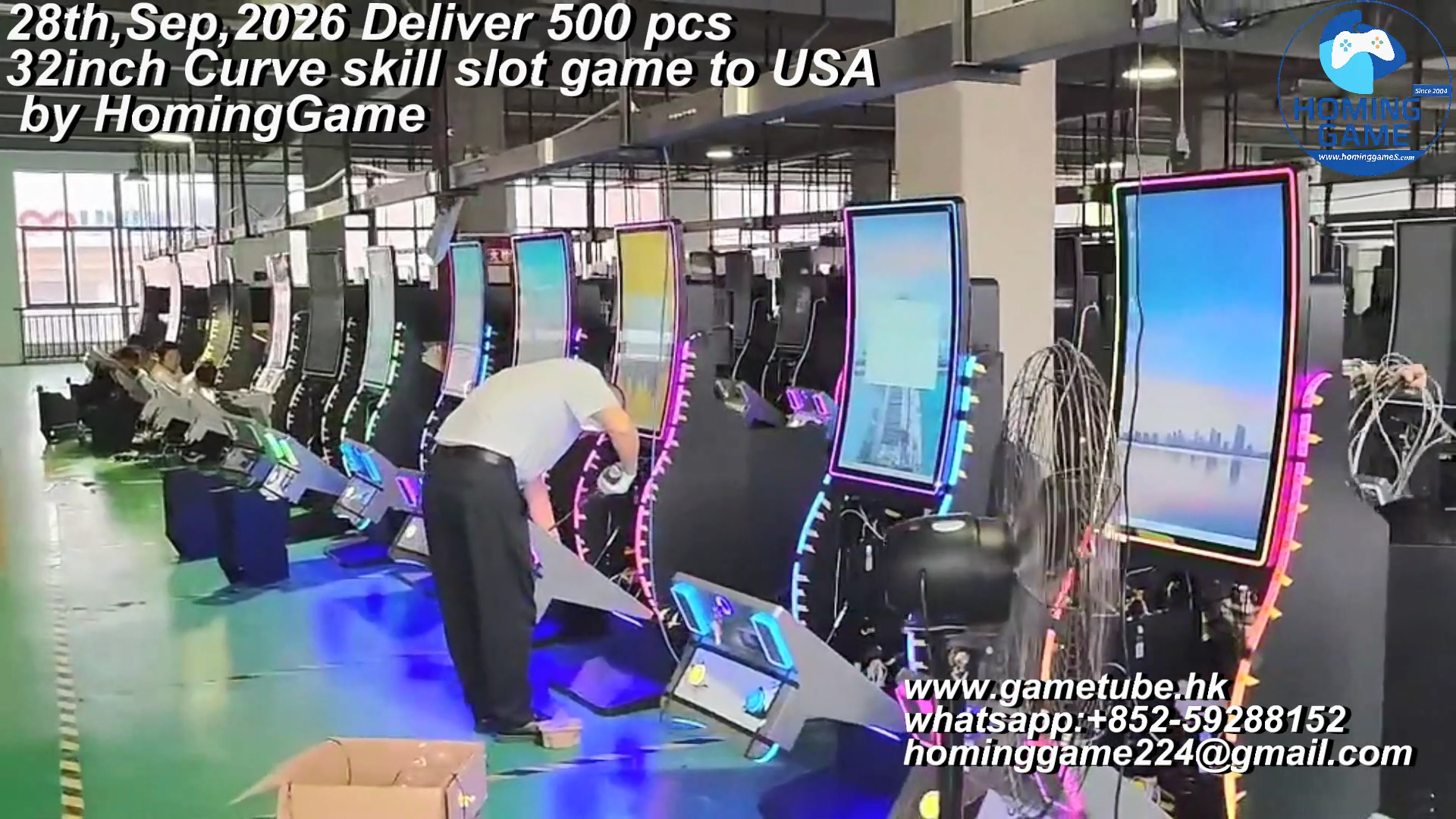 Sept 28, 2026: HomingGame Delivers 500 Pcs 32
