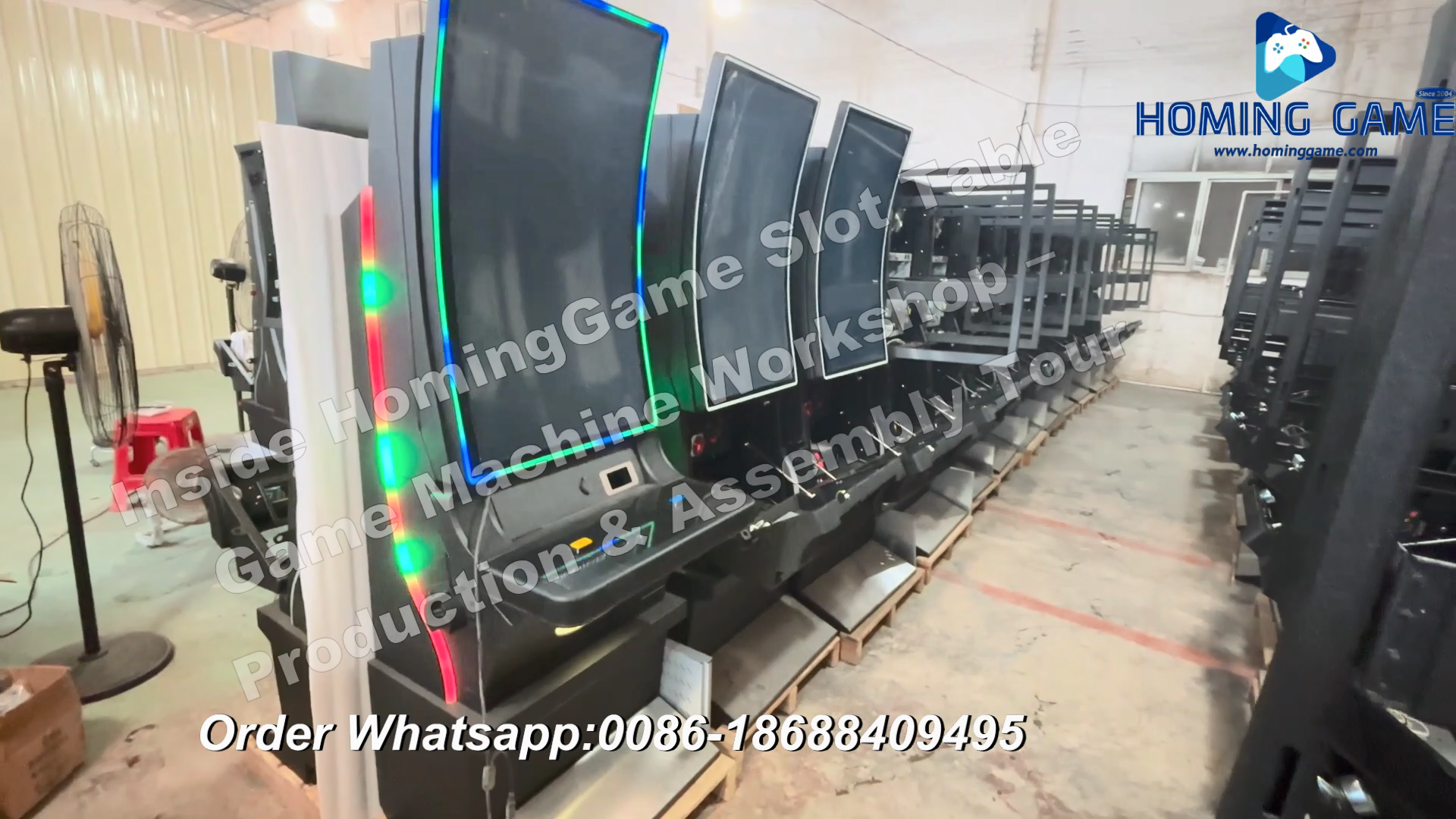 Inside HomingGame Factory Workshop – Slot Table Game Machine Production, Assembly & Testing Tour 