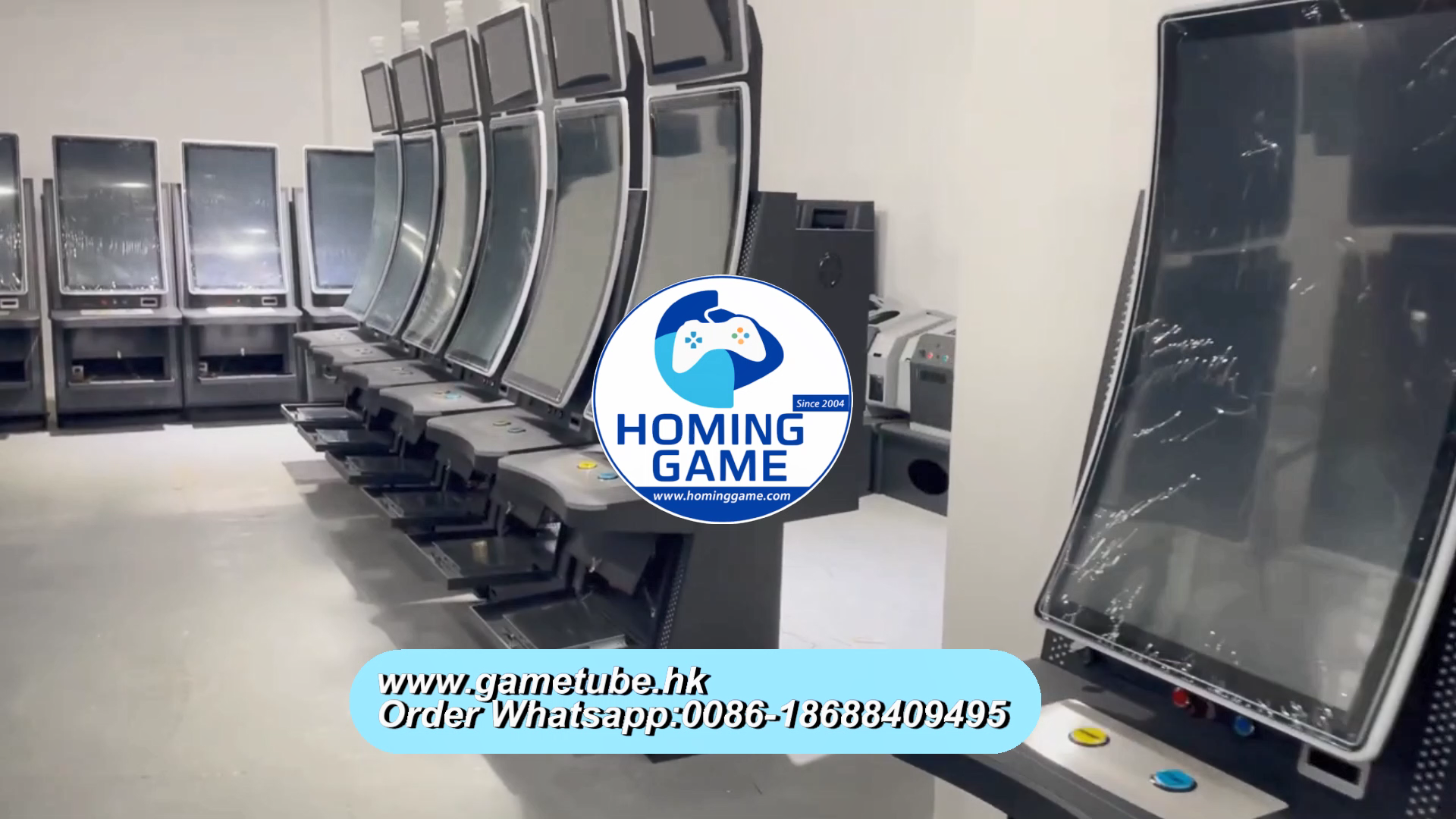 2025 Hot Sale 43” Curved Skill Slot Table Game Machine | Fusion-Style Cabinet | HomingGame Factory Direct